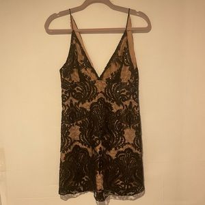 Free People - Black Shimmer Dress - Size 2 - Worn once